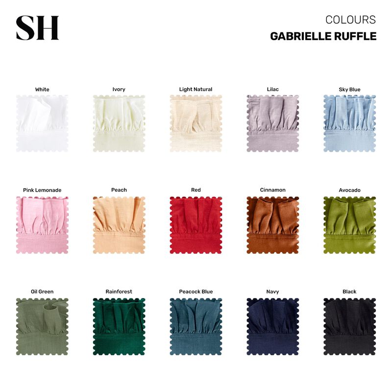 Linen Placemats - Gabrielle Ruffle image number 4