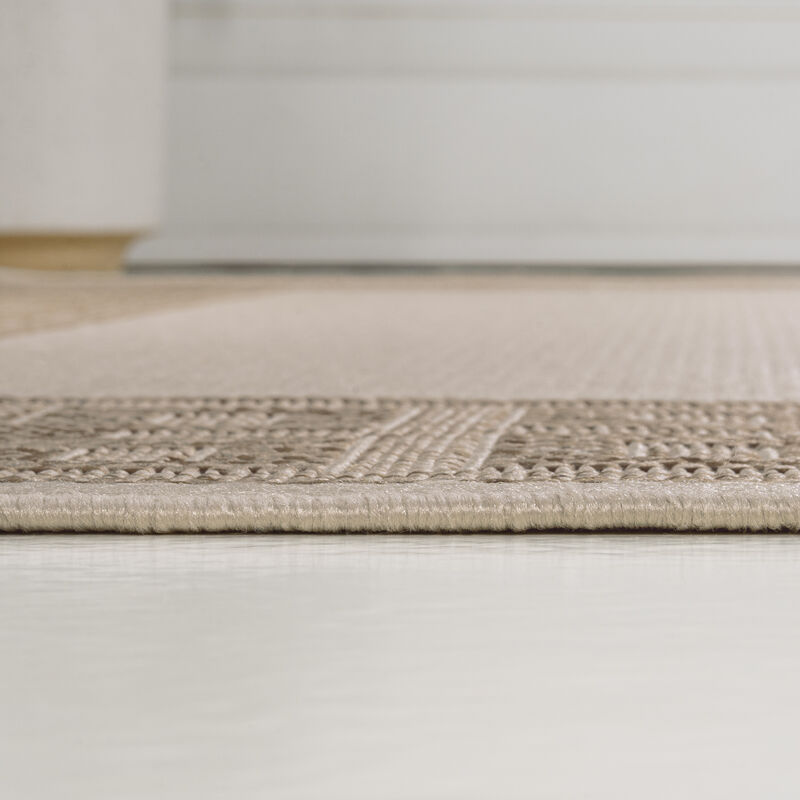 Athena Classic Geometric Border Indoor/Outdoor Area Rug