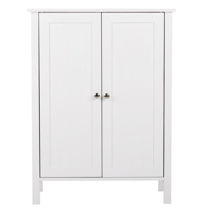 Bathroom Wall Cabinet with Double Doors and Interior Shelves