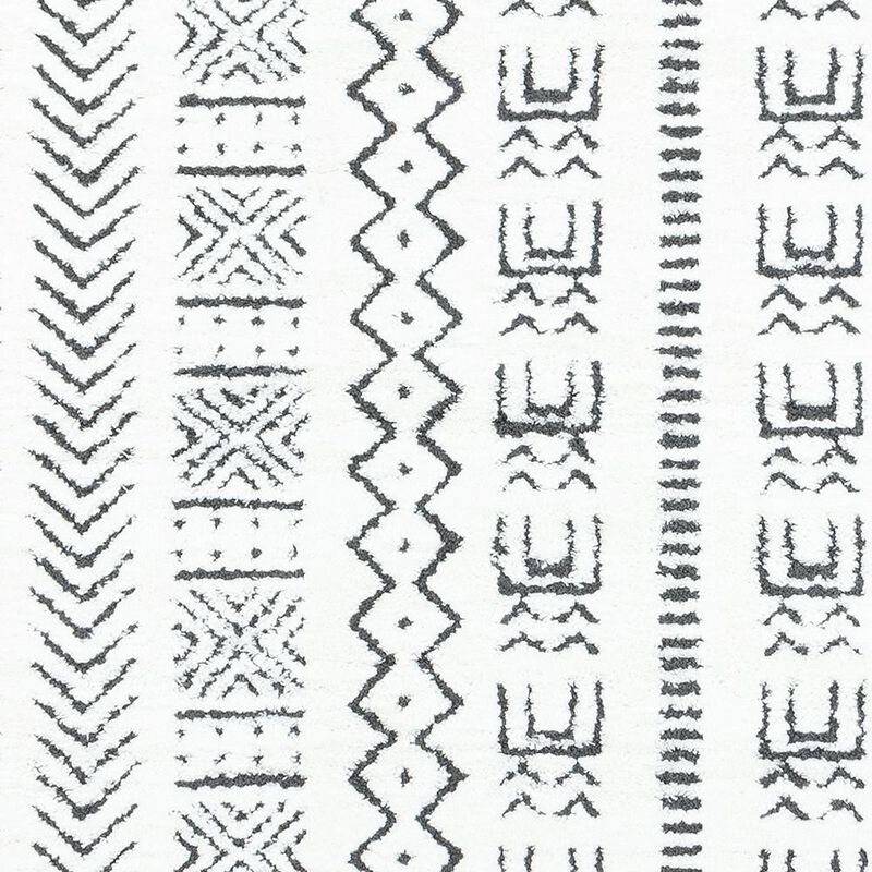 Novogratz Modern Rectangle Area Rug, Ivory, 5'3 X 7'2