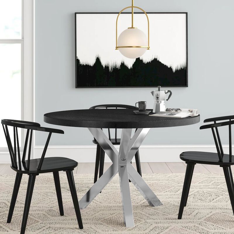 Pangea Home Remi Dining Table Black