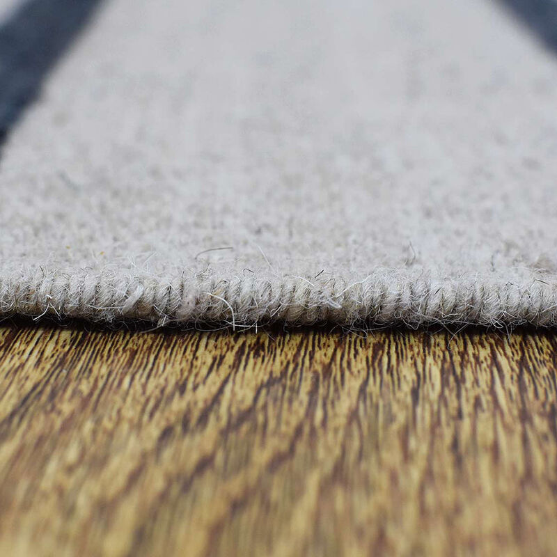 RUGSOTIC CARPETS HAND WOVEN FLAT WEAVE KILIM WOOL ECO-FRIENDLY AREA RUGS  - Rectangle Shape, Contemporary Design, Low Pile Handmade Rugs for Living Room (D00118) image number 7