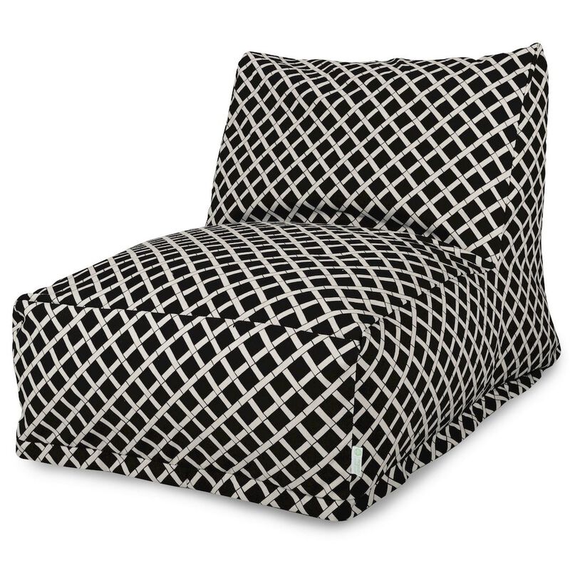 Majestic Home Goods Chair Lounger Bamboo Black