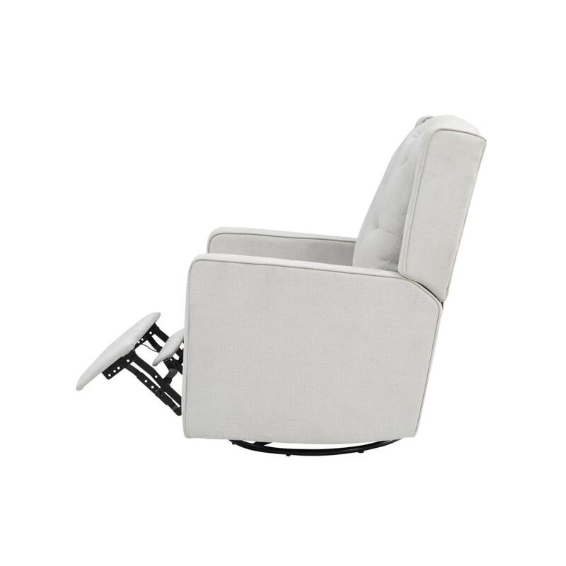 AFG Baby Furniture Ava Manual Swivel Glider Recliner Gray