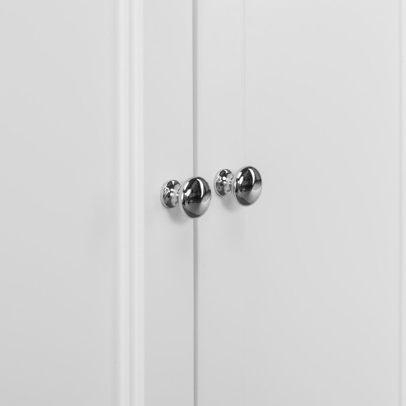 Stratford Removable Two-Door Wall Cabinet, White image number 4