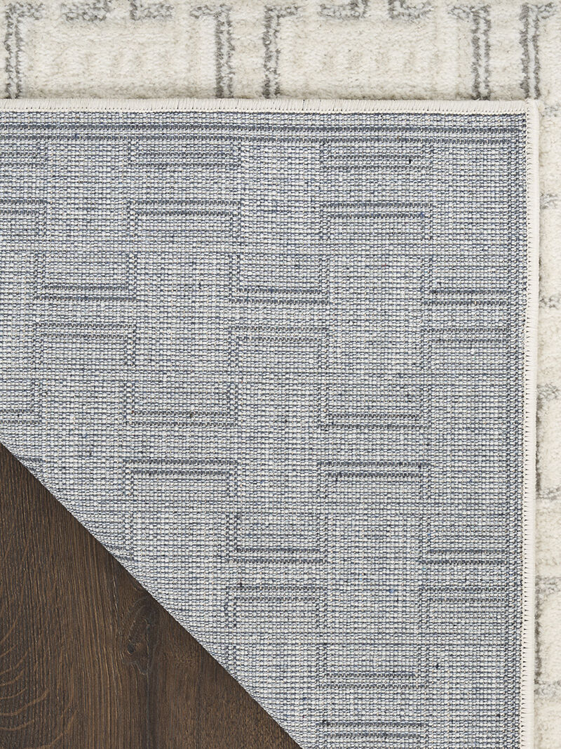 Nordic NRC01 Ivory/Gray 2' x 6' Rug