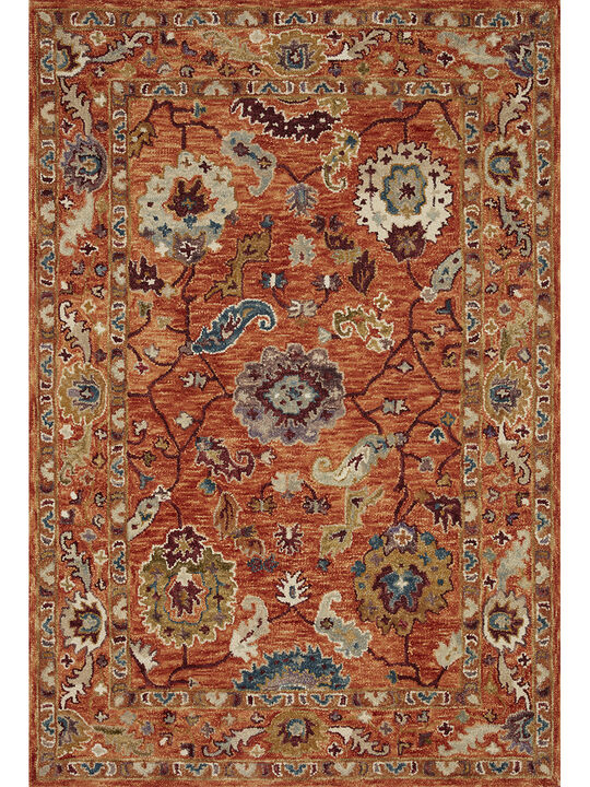 Padma PMA01 Orange/Multi 8'6" x 12' Rug