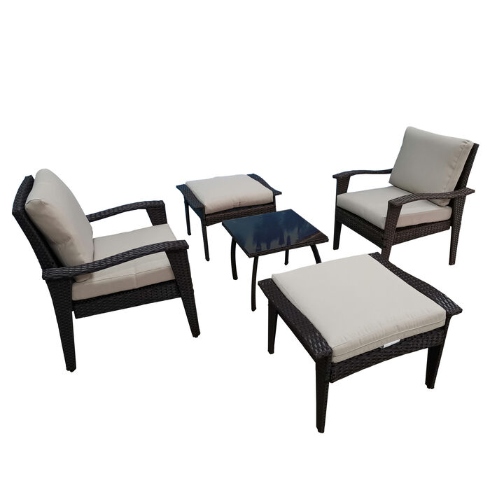 Streamdale Rattan Wicker Patio Lounge Chairs