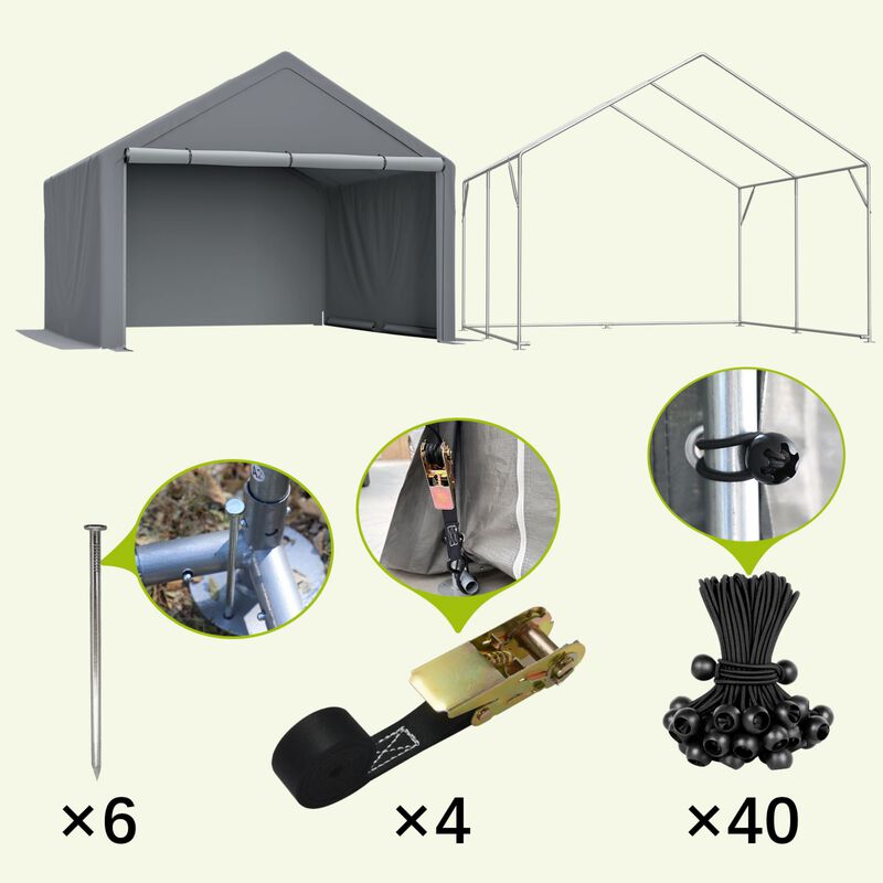 10x10ft Outdoor Storage Shed image number 7