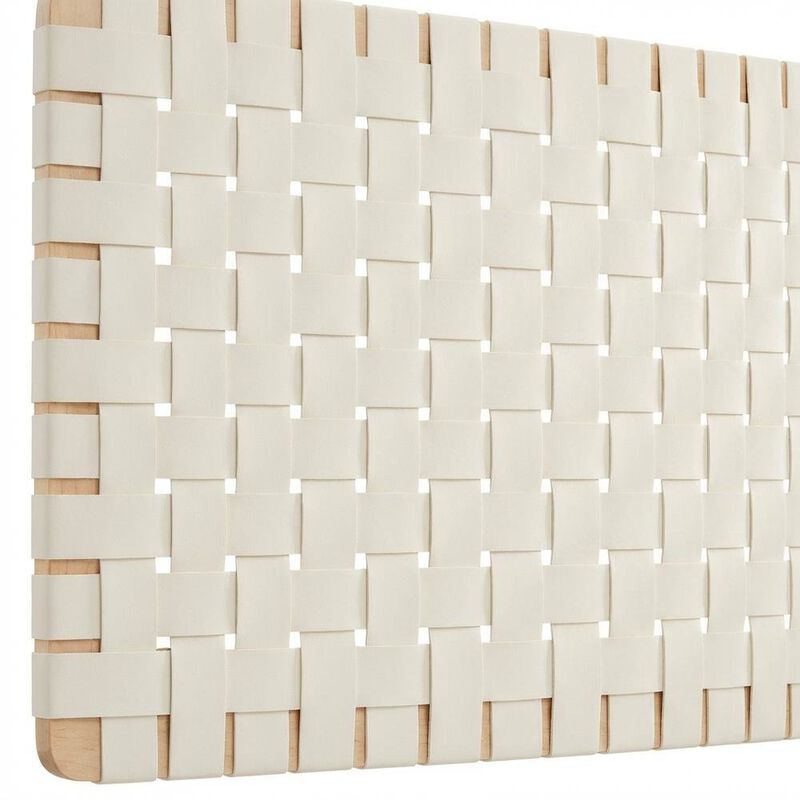 Vegan Leather Wall-Mount Headboard Queen Size with Durable Modern Design image number 1