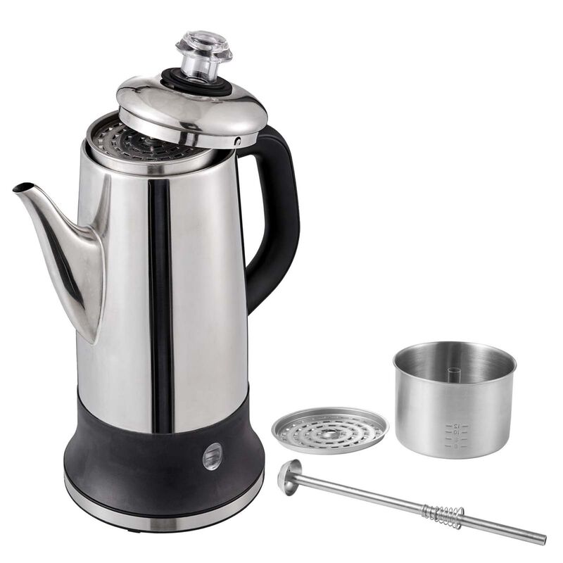 Stainless Steel Electric Coffee Percolator Pot, image number 8