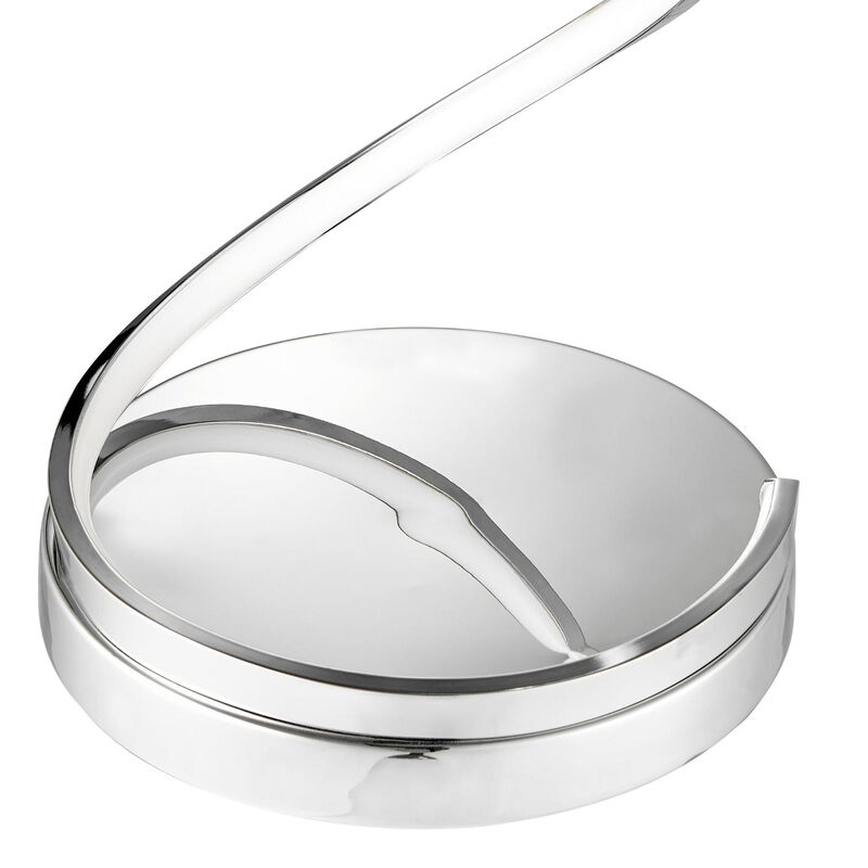 Modern Spiral Floor Lamp Metal Dimmable Integrated LED