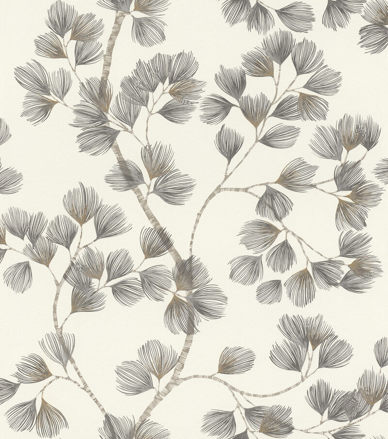 Newcomb Grey Trailing Branches Wallpaper image number 0
