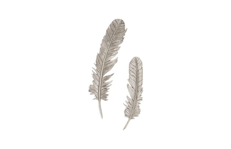Feathers Wall Art Set of 2