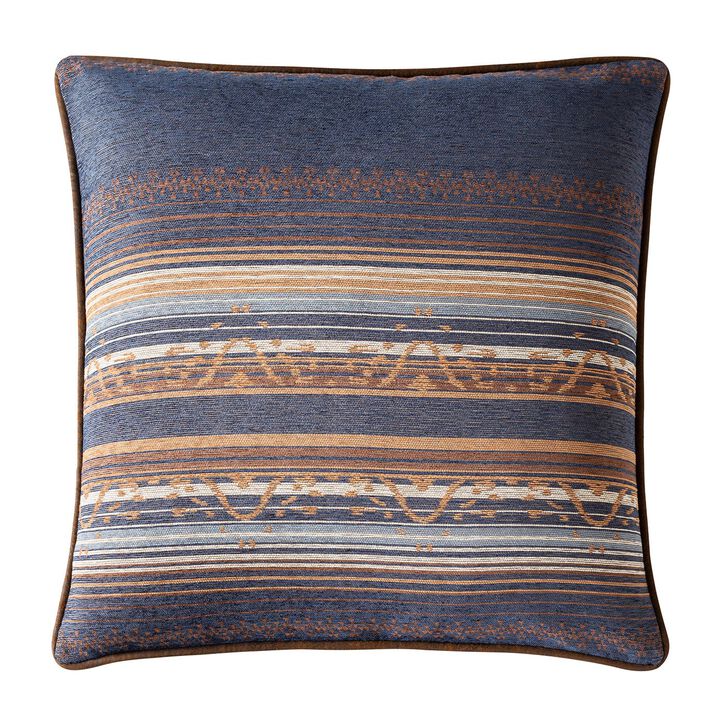 Estes Blue Reversible Euro Sham