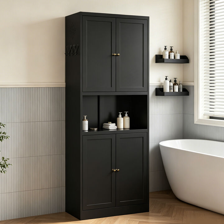 Tintfo Steel Pantry Storage Cabinet