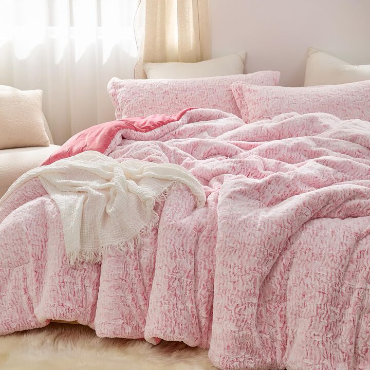 Shortcake - Coma Inducer® Oversized Comforter Set - Strawberry Pink