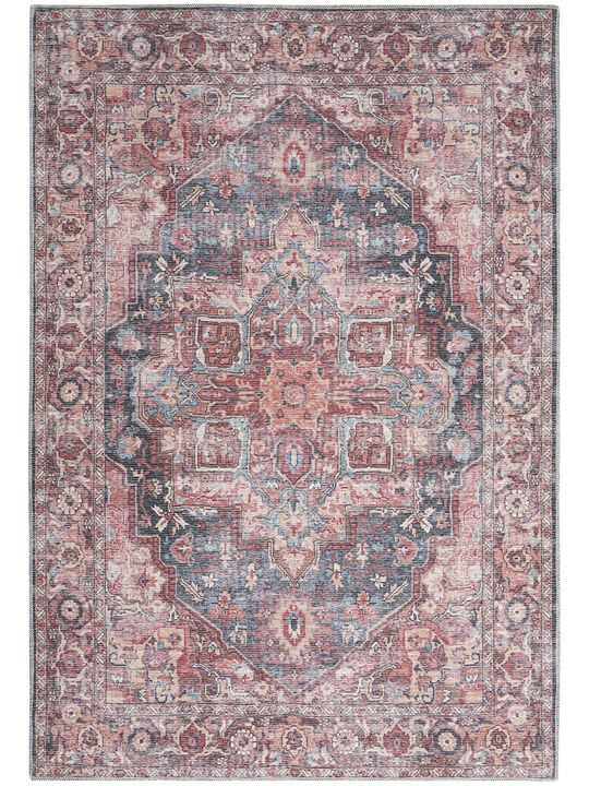 Machine Washable Series 1 SR101 Multicolor 6' x 9' Rug