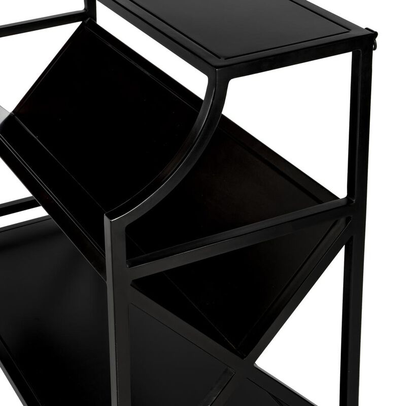 Butler Specialty Keats Library 2 Tier 36W Bookcase, Black