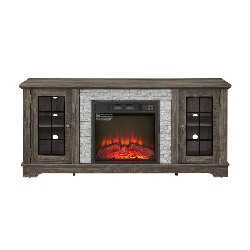 Slukun Electric Fireplace TV Stand image number 0