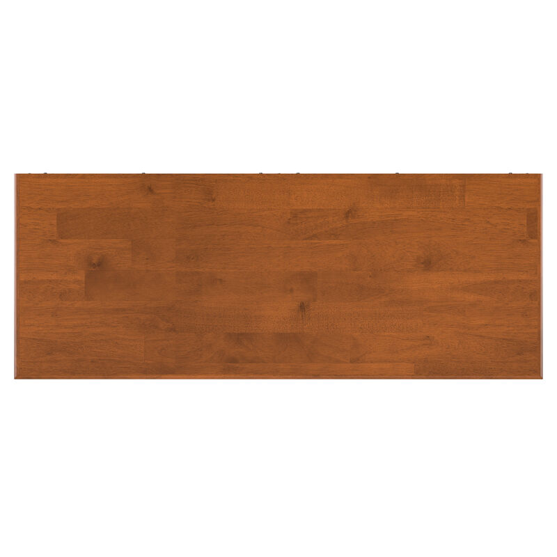 Paxwal Mid‑Century Modern Solid Rubber Wood Storage Cabinet image number 5