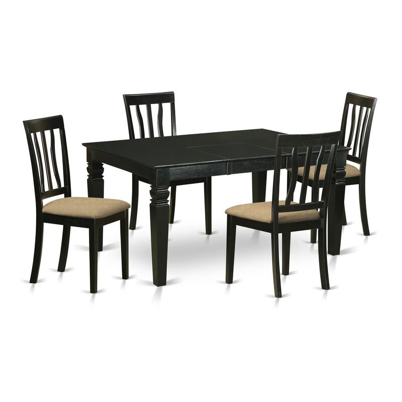 5 Pc dinette Table set - Kitchen dinette Table and 4 Kitchen Dining Chairs