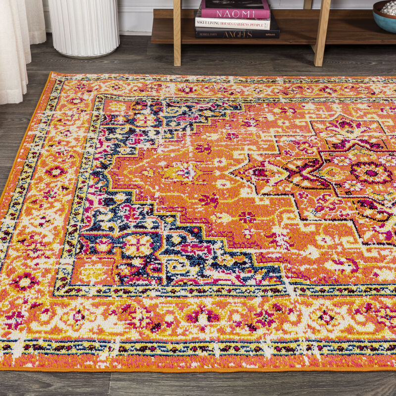Brooklyn Geometric Medallion Area Rug