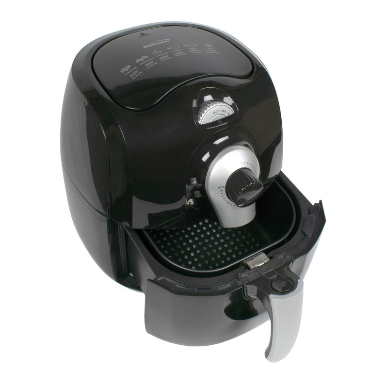 Brentwood 3.7 Quart Electric Air Fryer in Black with Timer and Temperature Control