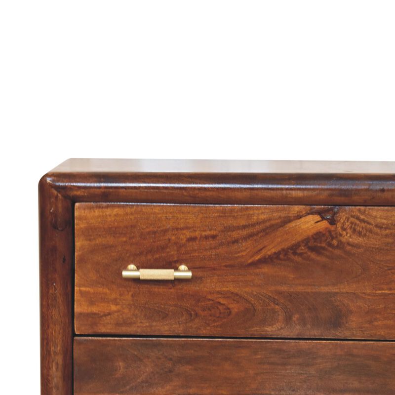 Artisan Furniture Solid Wood Regency Woven 2-Drawer Nightstand