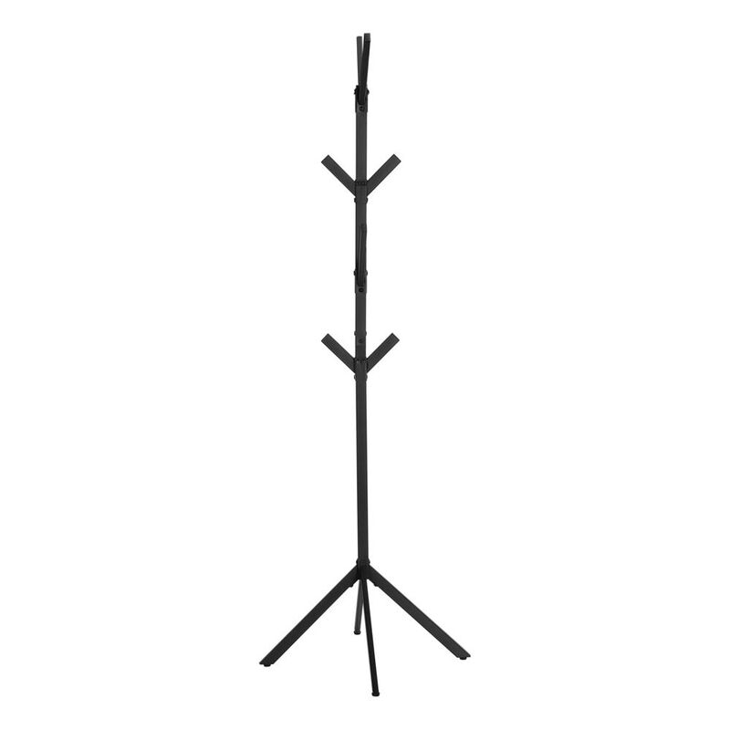 Monarch Coat Rack, Hall Tree, Free Standing, 8 Hooks, Entryway, 70H, Bedroom image number 3