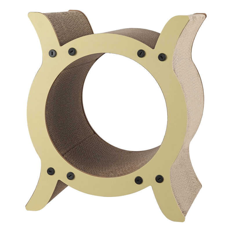 Nyan Modern Cardboard Tunnel Cat Scratcher with Catnip