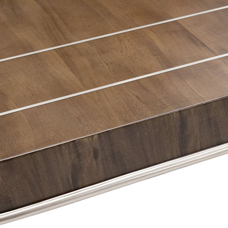 Michael Amini Villa&nbsp;Cherie Oval Dining Table - Hazelnut