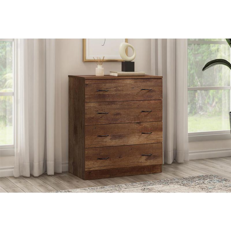 Four Drawer Chest in Mountain Oak