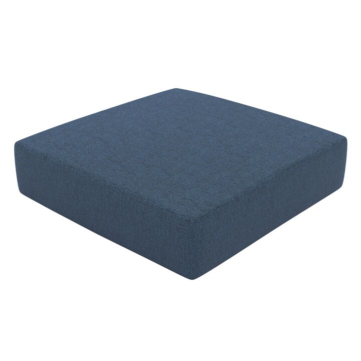Forever Patio Sunbrella Spectrum Indigo Blue 22 x 22 x 5 Ottoman Cushion