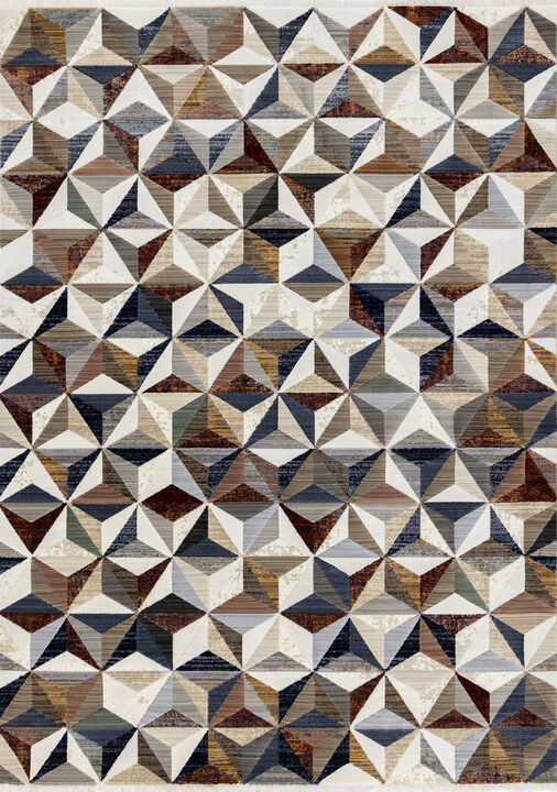 HomeRoots Geometric Area Rug