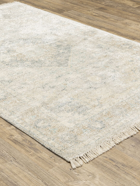 Malabar 2'6" x 8' Beige Rug