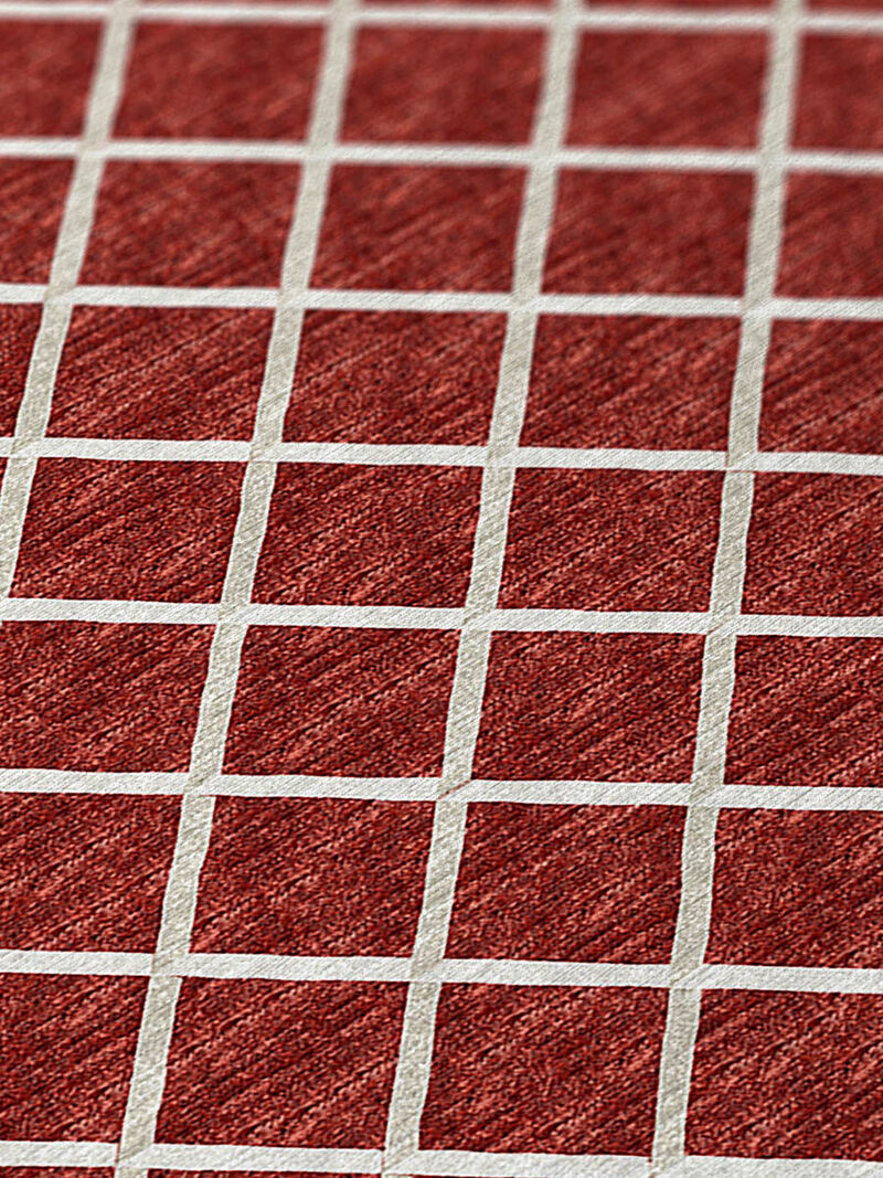 York YO1 Red 9' x 12' Rug