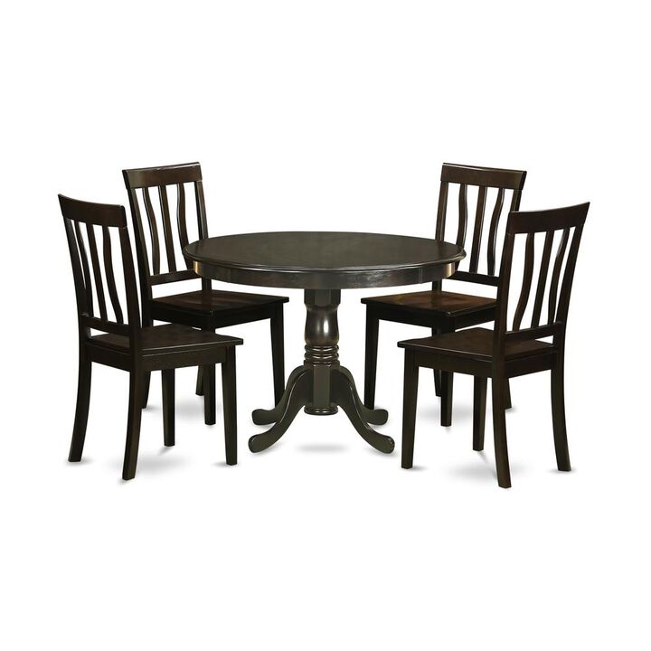East West Furniture 5  Pc  Kitchen  Table  set-  Table  and  4  dinette  Chairs.