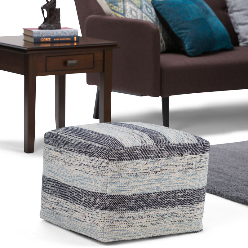 Clay Square Pouf