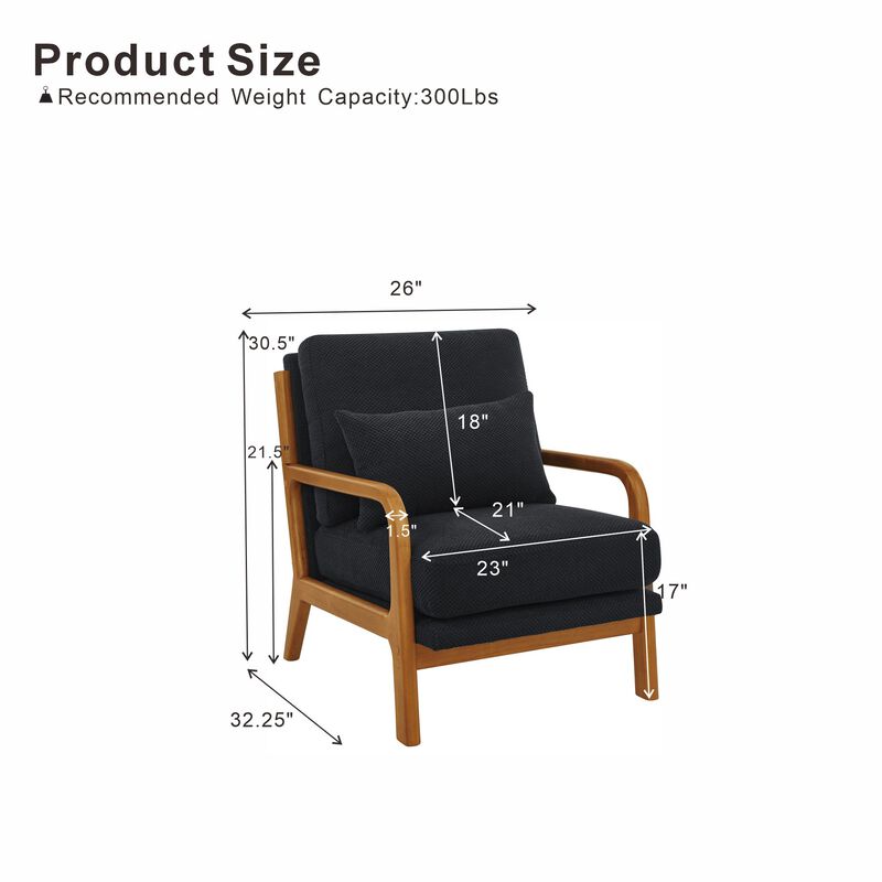 Zitrig Wooden Lounge Chair image number 9
