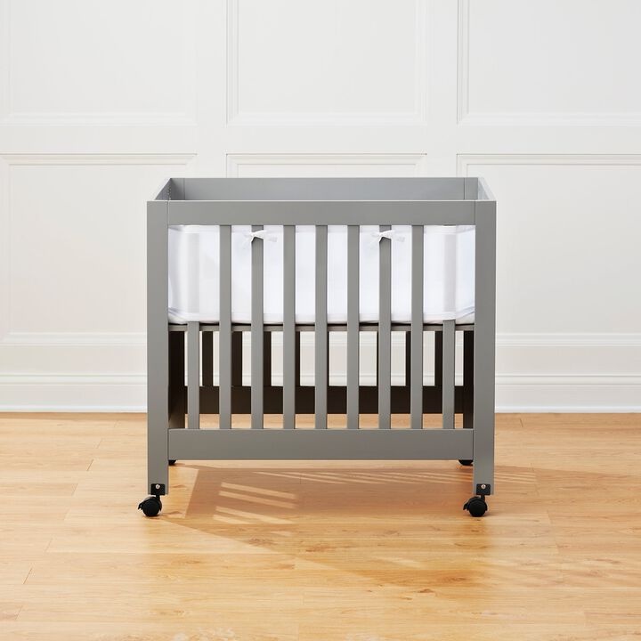 Breathable Mesh Crib Liner — Classic Collection — Fits Mini/Portable Cribs Only
