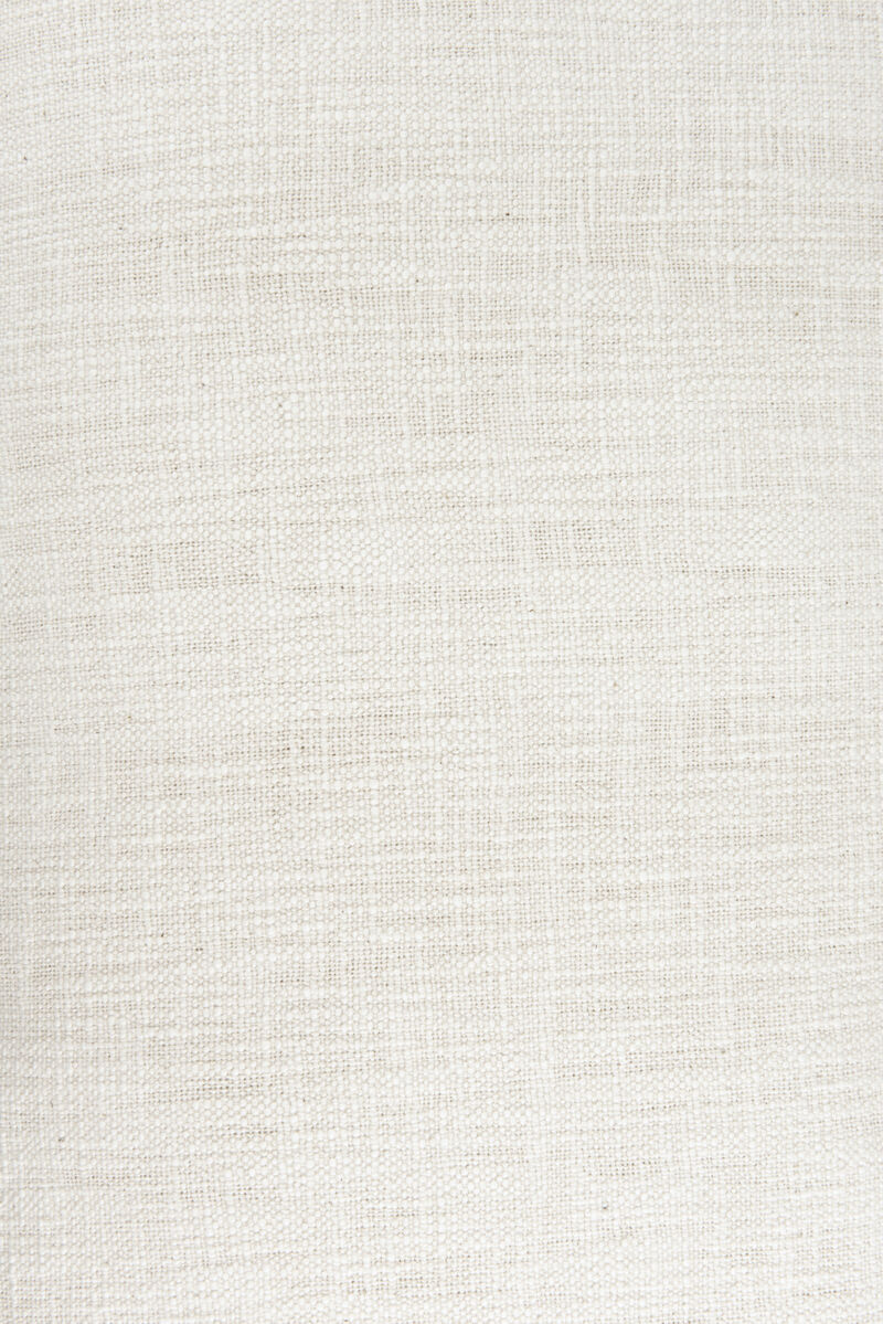 Woven Cotton Slub Lumbar Pillow with Tassels, Cream image number 5