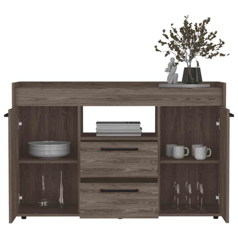 Sideboard Perssiu, Living Room, Dark Walnut