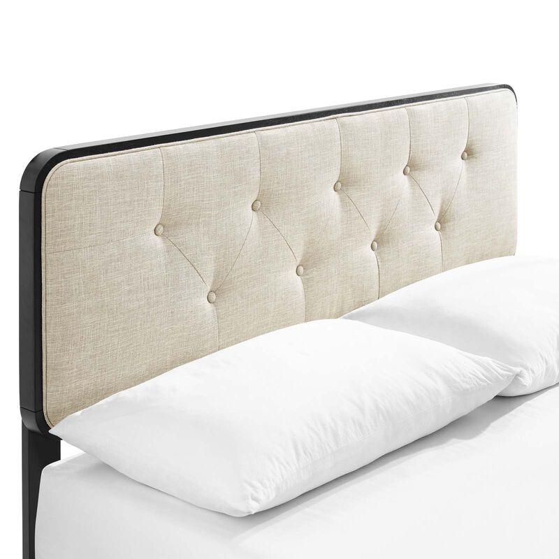 Modway - Bridgette Full Wood Platform Bed with Splayed Legs image number 5