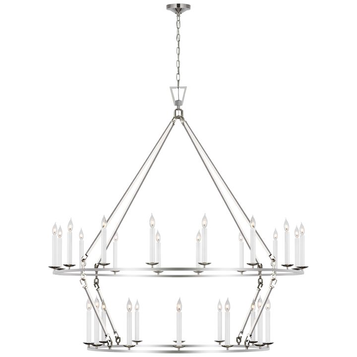 Darlana Oversized Two Tier Chandelier