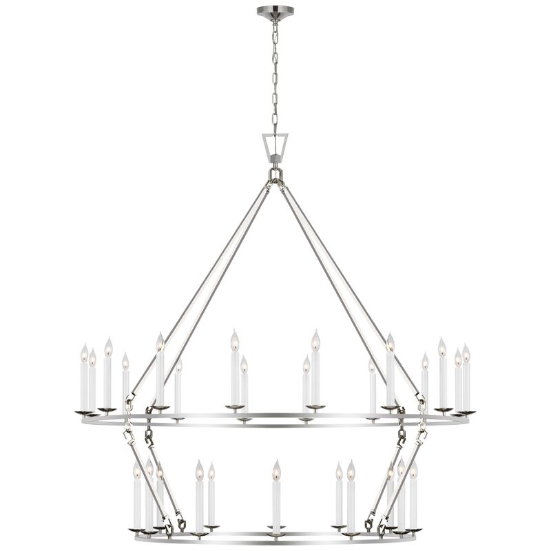 Darlana Oversized Two Tier Chandelier