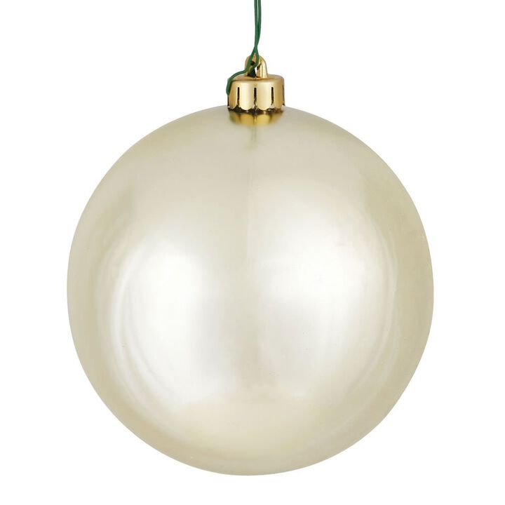 Vickerman 6 in. Shiny Ball Ornament - Set of 4