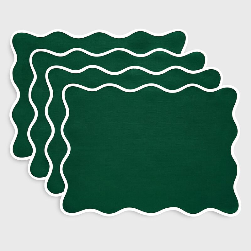 Linen Placemats - Giselle Scallop Edge image number 0