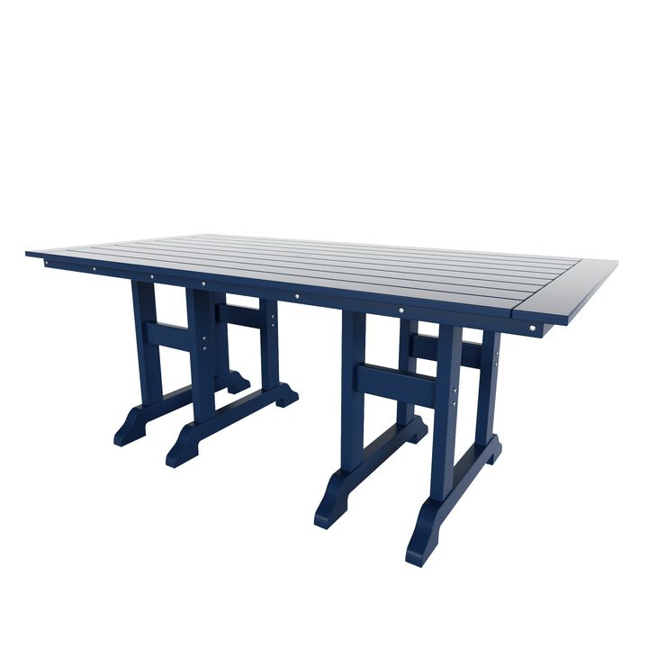 WestinTrends 71" Outdoor Patio Dining Table