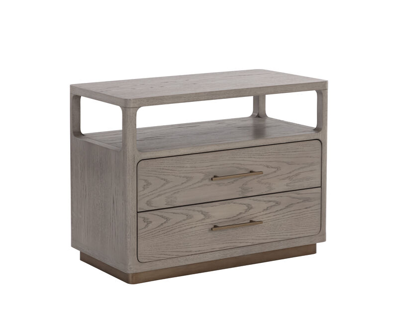 Redwood Grey Nightstand image number 2